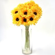 Gerbera Faux Flower Yellow