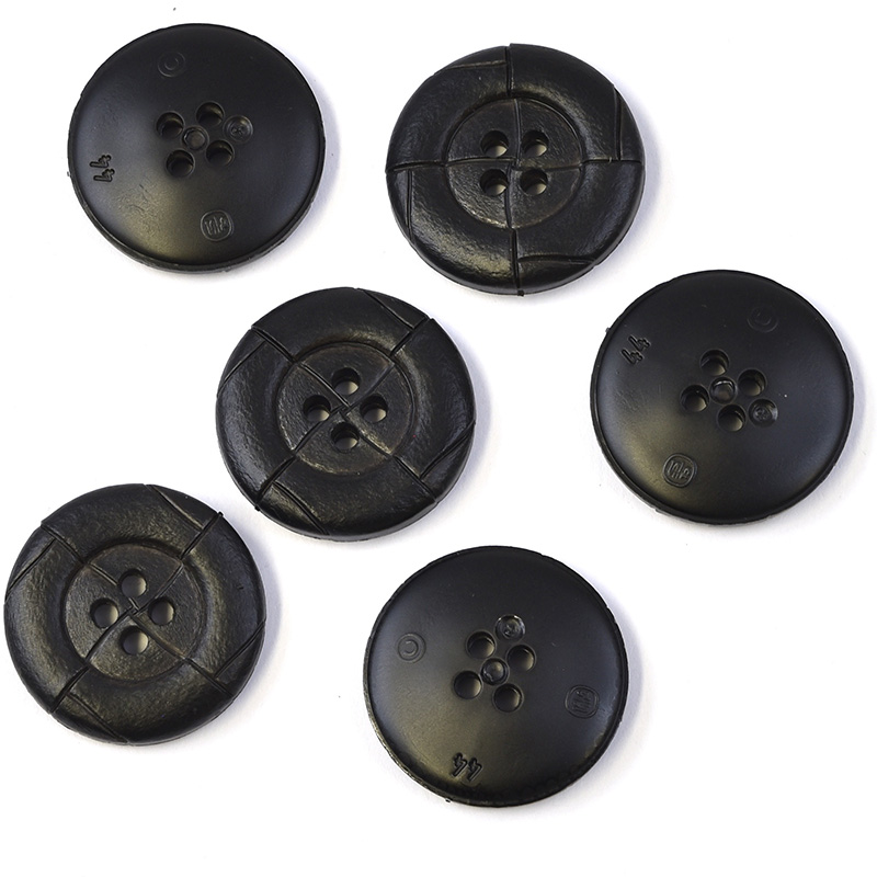 Tile Pattern Button Black – Shine Trimmings & Fabrics