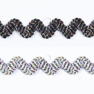 Ric Rac 6mm Metallic Rainbow - Full Roll