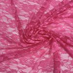 Valentina Stretch Lace Raspberry – Shine Trimmings & Fabrics