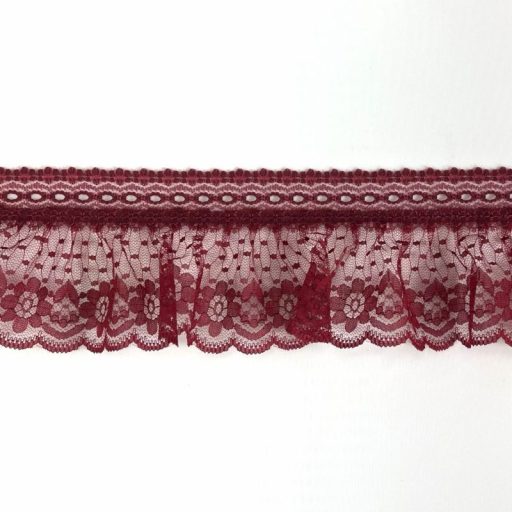 Tutu Lace Trimming Burgundy