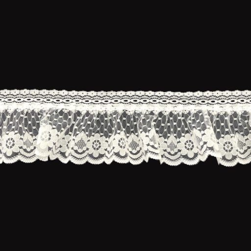 Tutu Lace Trimming White