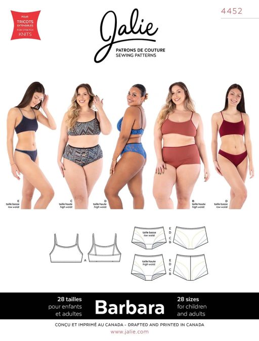 Jalie Pattern - Barbara Underwear Set 4452