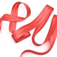 Satin Bias Binding Red
