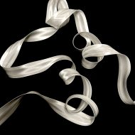 Satin Bias Binding Off White