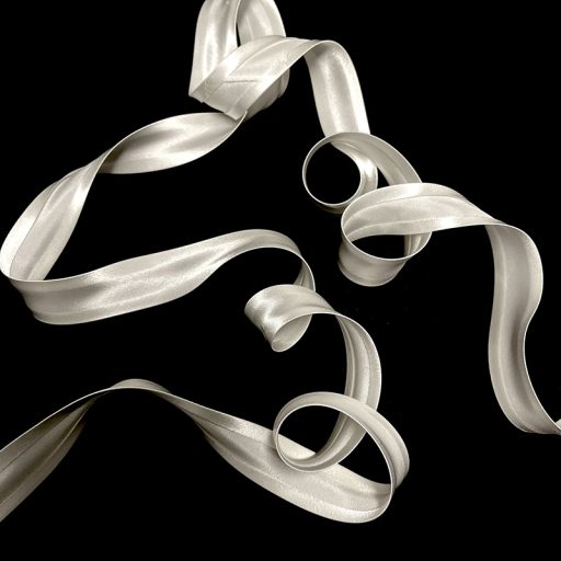 Satin Bias Binding Off White
