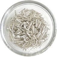 Japan Twisted Bugle Beads Silver