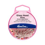 Hemline Glasshead Pins