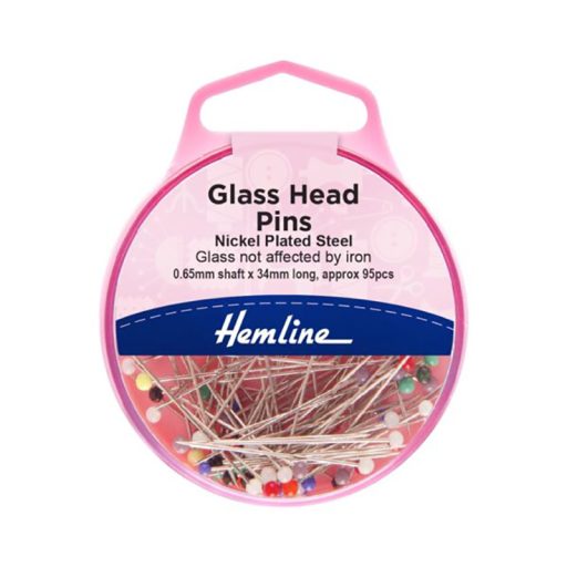 Hemline Glasshead Pins