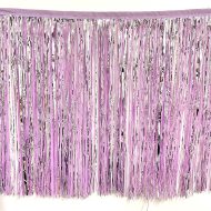 Tinsel Fringe 20" Lilac/Silver