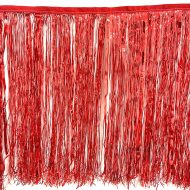 Tinsel Fringe 20" Red