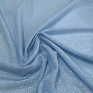 Glitter Knit Chiffon - Ice Blue