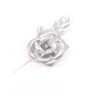 Single Flower - Silver