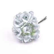 Bunch of Small Rose Blooms Pale Blue