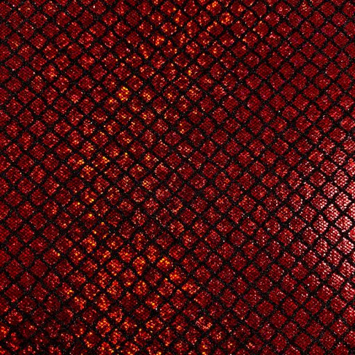 Illusion Stretch Spandex Black/Red - Image 2