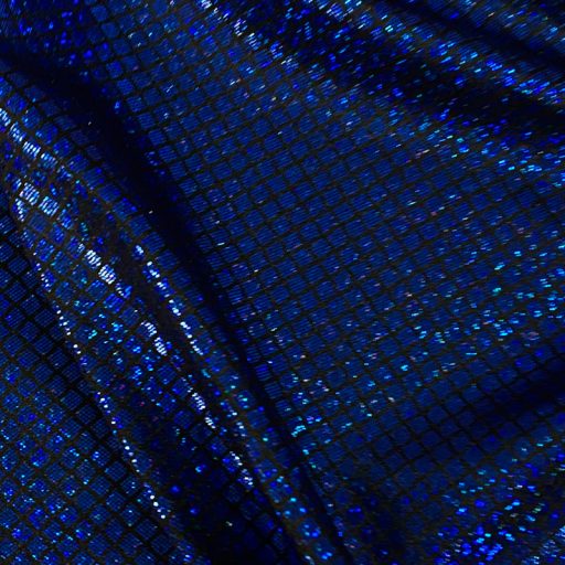 Illusion Stretch Spandex Black/Royal