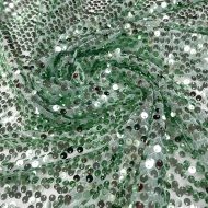 Moonstone Sequin Mesh Mint
