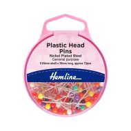 Hemline Plastic Head Pins