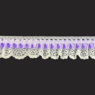 Small Dolls Lace White/Lilac