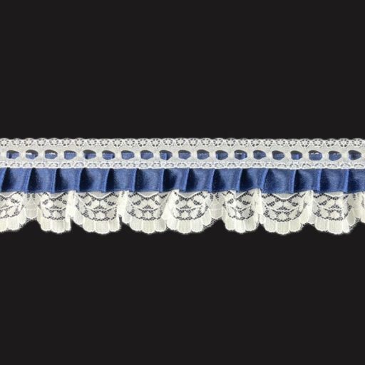 Small Dolls Lace White/Navy