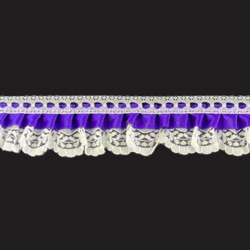Small Dolls Lace White/Purple