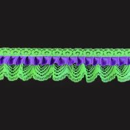Small Dolls Lace Emerald/Purple