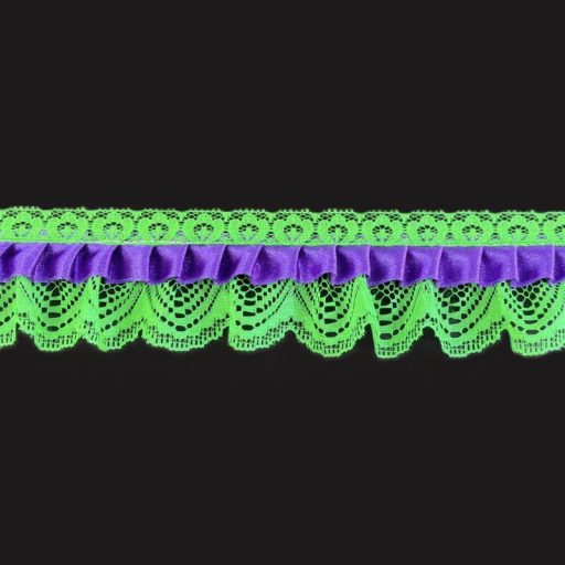 Small Dolls Lace Emerald/Purple