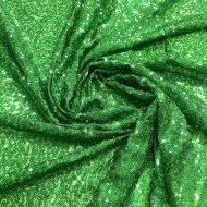 Glitz Stretch Mesh Shamrock Sparkle