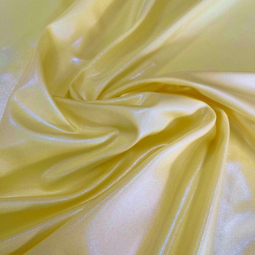 Shimmer Stretch Spandex Vanilla Pearl