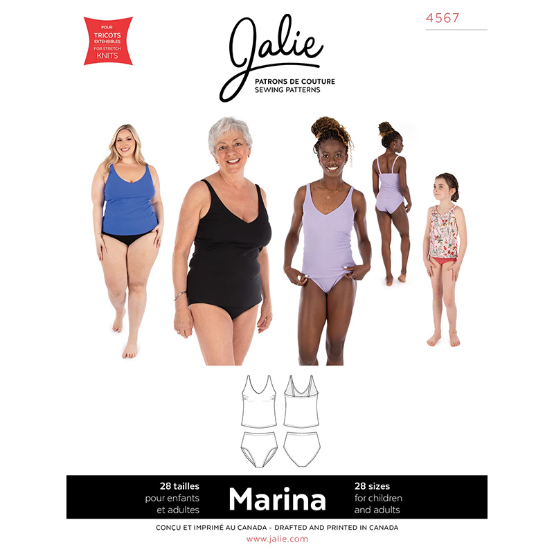 Jalie Pattern - MARINA Tankini 4567