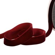 Velvet Ribbon Dark Red