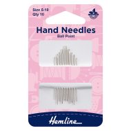 Hemline Ball Point Hand Needles Size 5-10