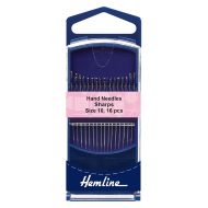Hemline Sharps Hand Needles Size 10 Gold eye 16 pcs