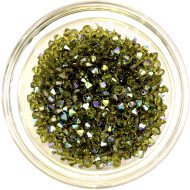 Preciosa Crystal Rondelle Bead -Olivine AB (50230AB)