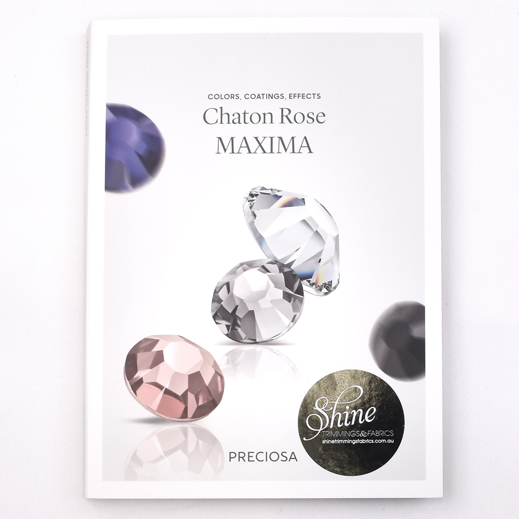 thumbnail image 2 of Preciosa Genuine Czech Viva MAXIMA Chaton Rose Flatback Rhinestones – Pink, Faceted, Lead-Free – Various Sizes 2 of 6