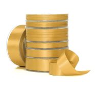 Polyester Double Satin Ribbon Antique Gold