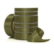 Polyester Double Satin Ribbon Olive