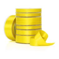 Polyester Double Satin Ribbon Yellow