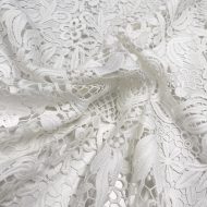 Heavy Guipure Lace - White