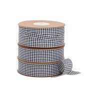 Gingham Ribbon Black