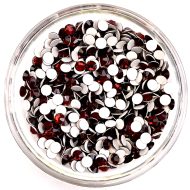 Preciosa Flat Back No Hot Fix Chaton Rose MAXIMA - Vivid Siam (90091)