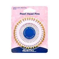 Hemline Plastic Head Pins Gold