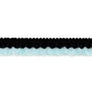 Single Edge Garter Elastic 005 - Black / Mint