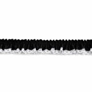 Single Edge Garter Elastic 2018 - Black / White