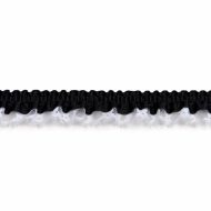 Single Edge Garter Elastic 343 -  Black / White
