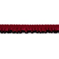 Single Edge Garter Elastic 631 -  Burgundy / Black