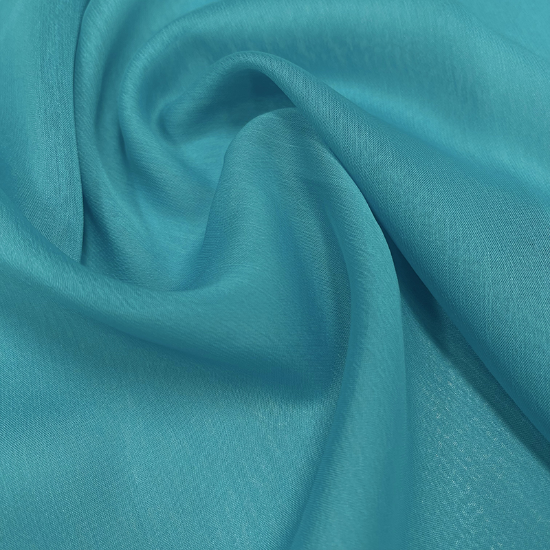 Shot Chiffon Cationic Pagoda Blue