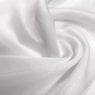 Shot Chiffon Cationic White