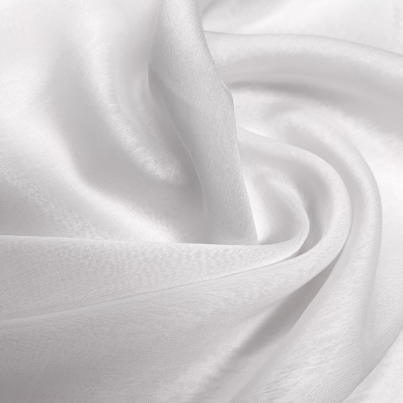 Shot Chiffon Cationic White