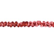 Stretch Sequin Trim 1 Row - 36 Red Sparkle